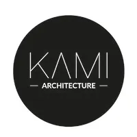 Voici le logo de la marque KAMI ARCHITECTURE qui représente son identité graphique.