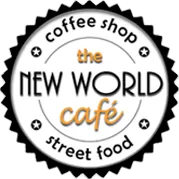 NEW WORLD CAFE logo