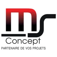 Voici le logo de la marque MS CONCEPT qui représente son identité graphique.