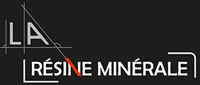 Voici le logo de la marque LA RESINE MINERALE qui représente son identité graphique.