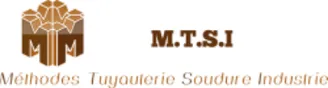 Voici le logo de la marque METHODES TUYAUTERIE SOUDURE INDUSTRIE (MTSI) qui représente son identité graphique.
