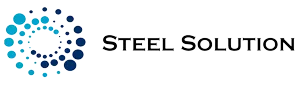 Voici le logo de la marque STEEL SOLUTION qui représente son identité graphique.