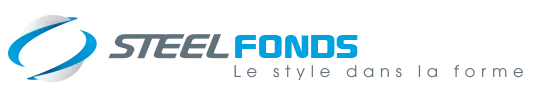 Voici le logo de la marque STEEL FONDS BOMBES qui représente son identité graphique.