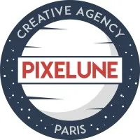 PIXELUNE CREATIVE AGENCY logo
