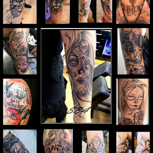 SBA TATTOO logo