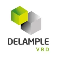 Voici le logo de la marque DELAMPLE VRD qui représente son identité graphique.