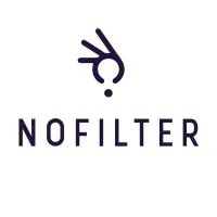 Voici le logo de la marque NOFILTER qui représente son identité graphique.