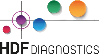 HDF DIAGNOSTICS logo