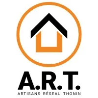 Voici le logo de la marque SAS ARTISANS RESEAU THONIN (SAS ART) qui représente son identité graphique.