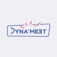 Voici le logo de la marque DYNA'MEET qui représente son identité graphique.