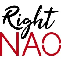 Voici le logo de la marque RIGHT-NAO qui représente son identité graphique.