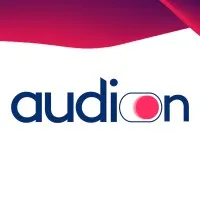 Voici le logo de la marque AUDION qui représente son identité graphique.