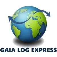 Voici le logo de la marque GAIA LOG EXPRESS qui représente son identité graphique.