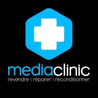 Voici le logo de la marque MEDIACLINIC qui représente son identité graphique.