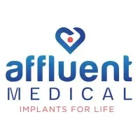 Voici le logo de la marque AFFLUENT MEDICAL qui représente son identité graphique.