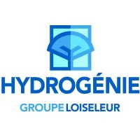 Voici le logo de la marque HYDROGENIE GROUPE LOISELEUR qui représente son identité graphique.