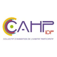 Voici le logo de la marque COLLECTIF D'ANIMATION DE L'HABITAT PARTICIPATIF EN ILE DE FRANCE (CAHP-IDF) qui représente son identité graphique.