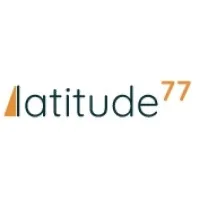 Voici le logo de la marque LATITUDE 77 qui représente son identité graphique.