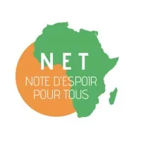 Voici le logo de la marque """NOTE D'ESPOIR POUR TOUS"" OU ""NET""" qui représente son identité graphique.