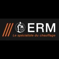 Voici le logo de la marque ERM CHAUFFAGE qui représente son identité graphique.