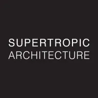 Voici le logo de la marque SUPERTROPIC ARCHITECTURE (STA) qui représente son identité graphique.