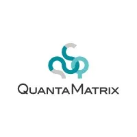 Voici le logo de la marque QUANTAMATRIX EUROPE qui représente son identité graphique.