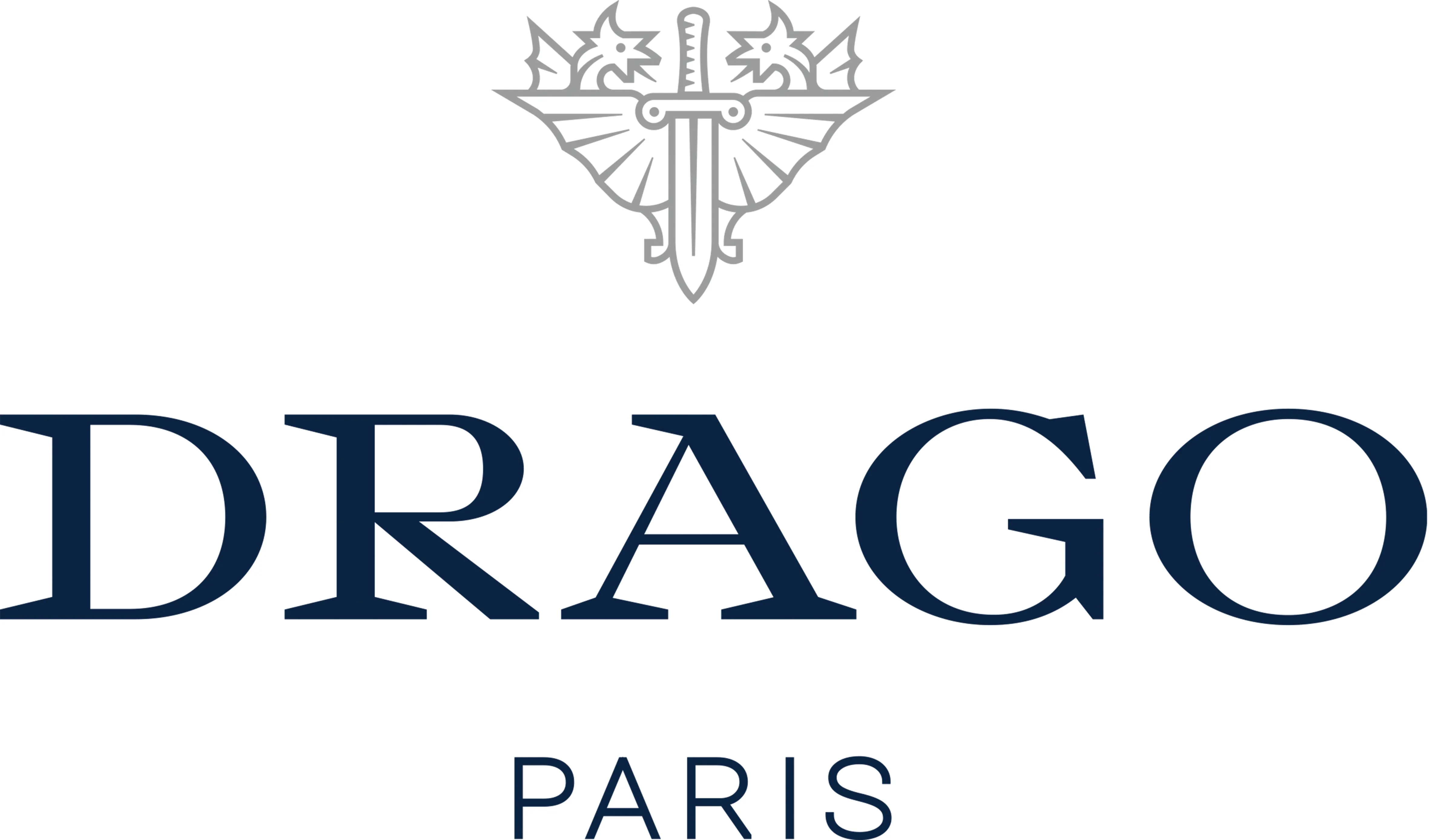 Voici le logo de la marque DRAGO PARIS qui représente son identité graphique.