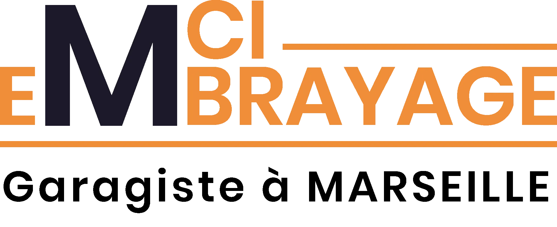 Voici le logo de la marque MCI EMBRAYAGE qui représente son identité graphique.