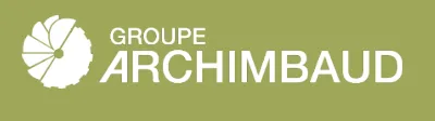 Voici le logo de la marque ARCHIBLOCK (Archimbaud) qui représente son identité graphique.