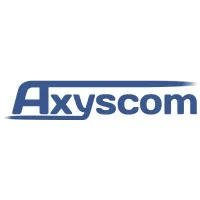 Voici le logo de la marque AXYSCOM qui représente son identité graphique.
