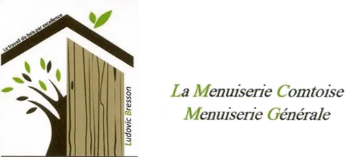 Voici le logo de la marque LA MENUISERIE COMTOISE qui représente son identité graphique.