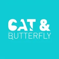 CAT & BUTTERFLY logo