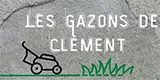 LES GAZONS DE CLEMENT "VOTRE JARDIN SUR MESURE" logo
