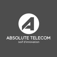 ABSOLUTE TELECOM (AT) logo