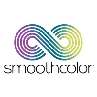 Voici le logo de la marque SMOOTH COLOR qui représente son identité graphique.