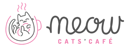 MEOW CATS CAFE logo