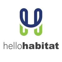 Voici le logo de la marque HELLO HABITAT qui représente son identité graphique.