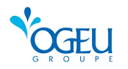 Voici le logo de la marque OGEU DISTRIBUTION qui représente son identité graphique.