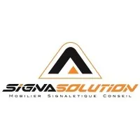 Voici le logo de la marque SIGNASOLUTION qui représente son identité graphique.