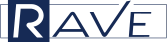 Voici le logo de la marque RAVE AQUITAINE qui représente son identité graphique.