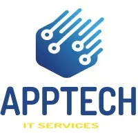 Voici le logo de la marque APPTECH qui représente son identité graphique.