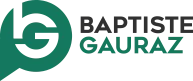 Voici le logo de la marque BAPTISTE GAURAZ (BGS) qui représente son identité graphique.