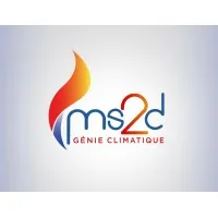 Voici le logo de la marque MS2D GENIE CLIMATIQUE qui représente son identité graphique.