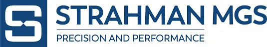 Voici le logo de la marque STRAHMAN MGS qui représente son identité graphique.