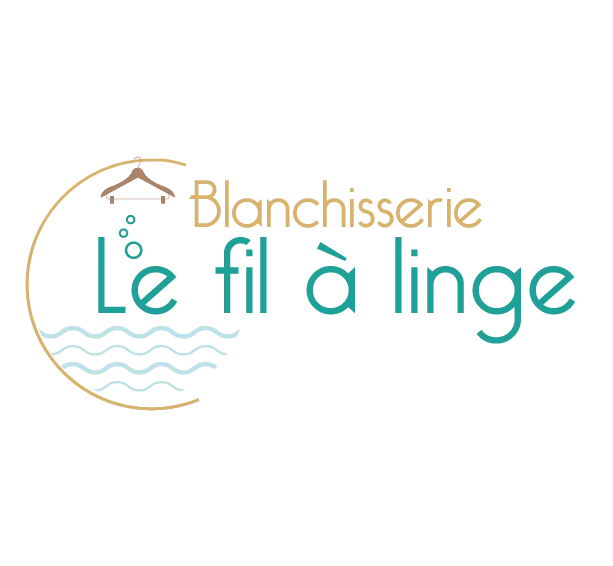 Voici le logo de la marque LE FIL A LINGE qui représente son identité graphique.
