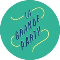 Voici le logo de la marque LA GRANDE PARTY qui représente son identité graphique.