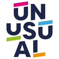Voici le logo de la marque UNUSUAL EVENTS qui représente son identité graphique.