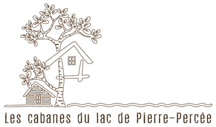 LES CABANES DU LAC DE PIERRE PERCEE logo
