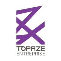 Voici le logo de la marque TOPAZE ENTREPRISE qui représente son identité graphique.