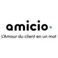 Voici le logo de la marque AMICIO qui représente son identité graphique.